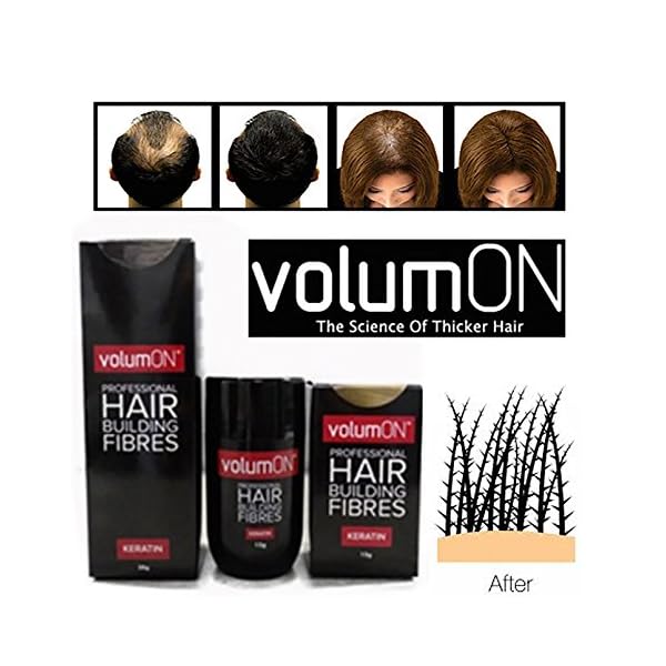 Volumon-Professional-Hair-Building-Fibres-Hair-Loss-Concealer-KERATIN-BLACK-28g-Get-Upto-30-Uses Volumon Professional Hair Building Fibres- Hair Loss Concealer- KERATIN- BLACK 28g- Get Upto 30 Uses