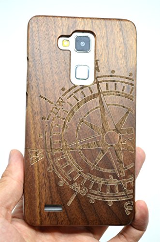 Volksrose huawei ascend mate 7 wood case - walnut compass - premi…