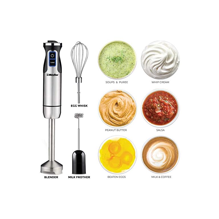 Mueller UltraStick 500 Watt 9Speed Immersion MultiPurpose Hand