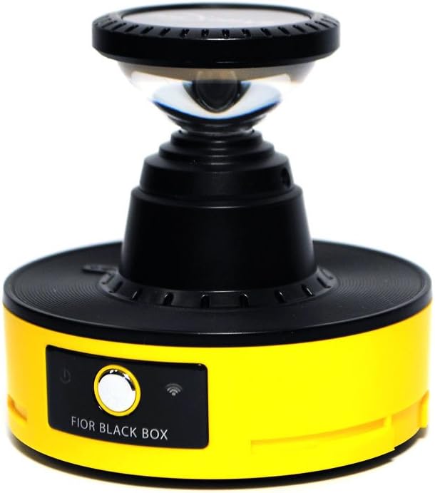 FIOR 360 Degrees Omni-Directional Full HD 2M Pixels Smart Motocycles Bicycles Dash Cam for Helmets - Bike Camera Protects and Defends You When Cycling