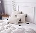 OJIA Boho Lumbar Decorative Throw Pillow Cover, Woven Tassels Cushion Case Minimalist Neutral Collection Accent Cushion Cover for Farmhouse Bed Sofa Living Room Bedroom (12 x 20 inch, Cream White)