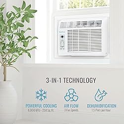 Keystone 6,000 BTU Window Mounted Air