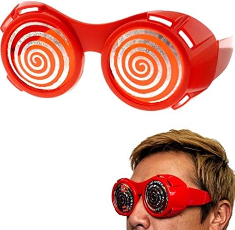 Amazon Co Jp パーティーサングラス おもしろメガネ うずまき赤 Ms1 おもちゃ