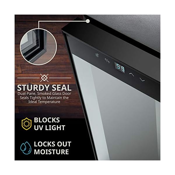Ivation-24-Bottle-Compressor-Wine-Cooler-Refrigerator-wLock-Large-Freestanding-Wine-Cellar-For-Red-White-Champagne-or-Sparkling-Wine-41f-64f-Digital-Temperature-Control-Fridge-Glass-Door-Black