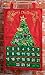 Christmas 24 Day Hanging Cloth Advent Calendar | Red and Green Christmas Tree and Ornament Christmas Design | Traditional Holiday Christmas Decor Theme | Perfect for Home or Office | Measures 22