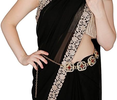 Kauberi Jewels Women's Waist Hip Belt Chain Designer Kamarband