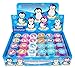 Tiny Mills 24 Pcs Penguin Assorted Stamps for Kids Self Ink Stamps (12 Different Designs) Birthday Party, Stocking Stuffers, Party Favors, Goody Bag Filler Treats, Classroom Rewards