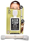 Door Buddy Baby Proof Door Lock with Adjustable Strap. No Need for Baby Gate. Child Proof Room with Litter Box while Cats Enter Easily. Installs in Seconds and is Simple & Convenient to Use. (Caramel)