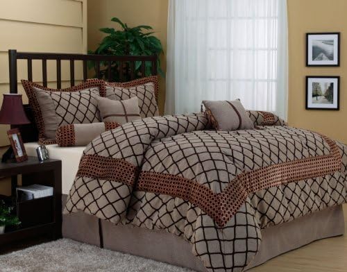 Nanshing America Dawn 7-Piece Deluxe Luxury Comforter Set, Queen by Nanshing