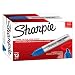 Sharpie 15003 King Size Permanent Marker, Blue, 12-Pack