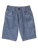 Gymboree Big Boys' Chambray Easy Short, Antique Denim, 8