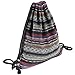Farway Drawstring Bag Knit Beach Gym Boho Bohemia Style Backpack Outdoor Travel Shopping Sack Bags for Woman Unisex - Pattern 1