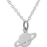 FashionJunkie4Life Tiny Space Theme Pendant Necklaces for Men and Women