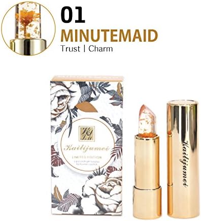 [Limited Edition] Kailijumei flower jelly lipstick, Temperature Change Moisturizer flower lip stick, MINUTE MAID By BeautyFully.