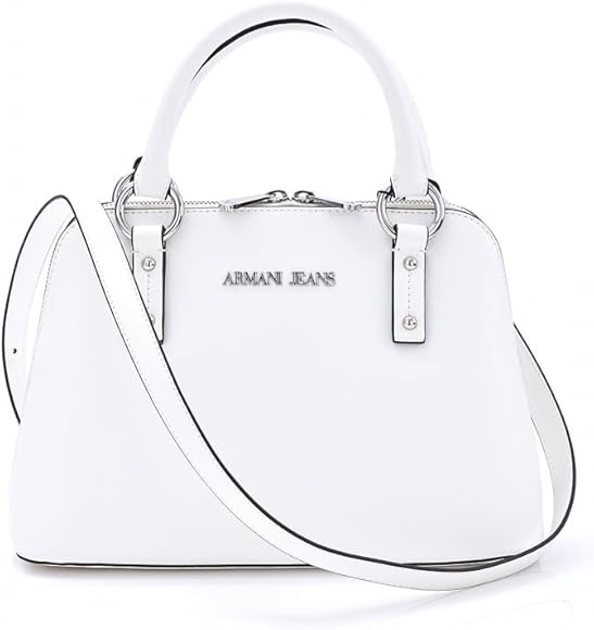 armani jeans white bag