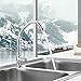 JOMOO Cold Water Wet Bar Sink Faucet Single Handle Single Hole Brass Chrome Outdoor RV Kitchen Sink Faucet Commercial Style Modern Utility Faucet Drinking Water Deck Mount Round Handle