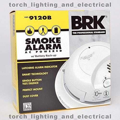 BRK 6-Pack 9120B First Alert Smoke Alarm Detector Battery Backup 120V Hardwired
