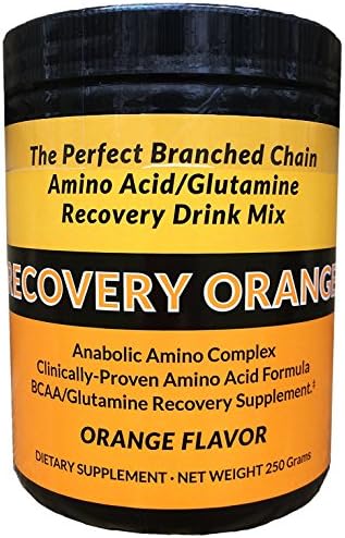 Recovery Orange - BCAAs &amp; Glutamine Recovery Supplement - 27 Servings