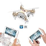 GoolRC Wifi FPV Mini Drone With Camera Live Video, 3D Flips, High/Low Speed, High Hold Mode, One Key Return Smallest RC Quadcopter