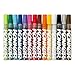 Konker Colors Acrylic Paint Markers Set, 24 Fine Tip Pens, Water-Based Archival Pigments for Canvas, Paper, Rocks, and Fabrics, Refillable No Odor Colors, Fade Resistant, 2mm Round