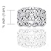 Viking Braided Wedding Band Borre Knot Norse Celtic 10mm Sterling Silver Ring(Sizes 4,5,6,7,8,9,10,11,12,13,14,15)