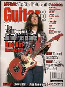 Amazon.com: JOHN FRUSCIANTE RED HOT CHILI PEPPERS GUITAR ONE MAGAZINE  AUGUST 1999!: GUITAR ONE MAGAZINE: Libros