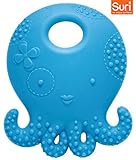 Mayapple Baby - Suri; the Octopus and Friends Teether - 1 Silicone Teething Toys - Blue Octopus Single - Award-winning, Patented