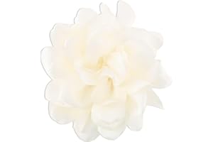 RRDAILY Dainty Satin Fabric Rose Flower Brooches Lapel Pins for Women,Vintage Elegant Silk Camellia Flower Safety Brooch Hair Clip Pins Shawl Clips Clothes Accessories Wedding Party Gift