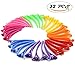 Nextnol 35 PCS Color plastic duckbill clip barrettes，DIY Accessories hair pins，Color plastic hairpin，Clips salon hair clips，Alligator clips barrettes,Hair clips for women