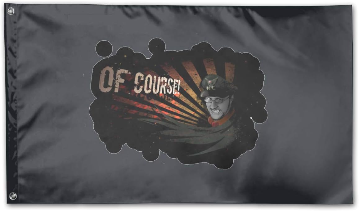 PFTFLAG 3x5 Foot Nostalgia Critic - of Course! Flag - Vivid Color and UV Fade Resistant