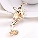 Kingfansion Splendid Cute Crystal Butterflyes Wings Ear Clip Clamp Earring Fashion Jewelry for Women(only 1pc) (White)