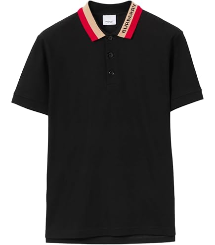 BURBERRY Brit Mens Short Sleeve nova Check Placket Polo Shirt (X