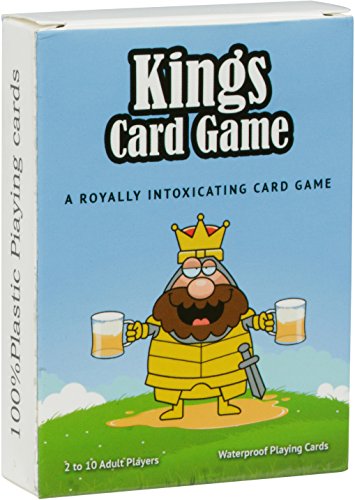 Red Cup Pong Kings Drinking 52 Waterproof Party Cards with Instructions & 8 Bonus Cards - Thumbnail 2