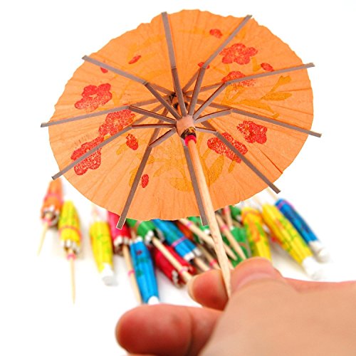 Sungpunet gemischte Cocktail-Papierschirme, 50 Stück – Bild 4