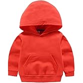 Ding-dong Baby Toddler Kid Boy Girl Solid Casual Pocket Hoodie Sweatershirt Pullover