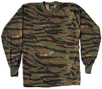 66786 Tiger Stripe Long Sleeve T-Shirt 3XL