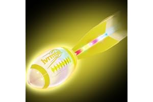 Ivrmtal Foam Glow in The Dark Football, LED Light Up Football, Color-Changing Sports Outdoor Toys for Kids 8 9 10 11 12 Christmas Stocking Stuffers Birthday Gifts for Kids Boys Age 8-12