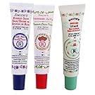 Rosebud Perfume Co. Tube 3 Pack: Smith's Rosebud Salve + Smith's Strawberry Lip Balm + Smith's Minted Rose Lip Balm