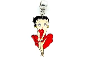 Heavens Jewelry SEXY BETTY BOOP MARILYN MONROE POSE CHARM 7/8" ACROSS x 1 1/4" IN LENGTH PENDANT ADD TO NECKLACE CLOTHING ACCESSORY PET COLLAR DIY ETC