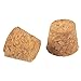 Size #4 Tapered Cork Plugs for Small Bottles and Test Tubes (0.6 x 0.47 x 0.5 in, 100 Pack)