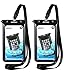 Mpow Upgraded Floating Waterproof Phone Pouch, IPX8 Waterproof Case Underwater New Type TPU Dry Bag for iPhone Xs Max/Xr/X/8/8plus/7/7plus/6s/6/6s Plus Galaxy s10/s9/s8 Google Pixel HTC12(Black)