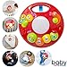 BABY HANG ABOUT Playpen Accessory and Crib Activity Center - Stair Gate Attachment - Car Activity Toy - Safety Gate
