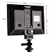 TOAZOE T119S RA CRI95 Super Slim LED Light Panel,3300K-5600K LED Video Light Panel, LCD Display Screen,Color Temperature and Brightness can be Adjusted with NP-F550 Lithium Battery