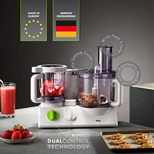 Braun 12 in 1 MultiFunctional Food processor Kitchen System With