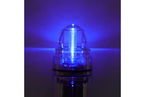 Deep Drop LED Fishing Light, Transparent Plastic AA Battery Powered LED Fishing Light for Trolling Sea Freshwater
