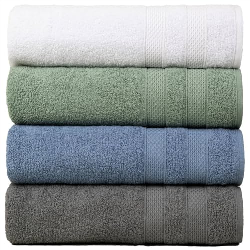 Kit 4 Toalhas de Rosto Fio Penteado Extra Macia - Comfort (KIT 2)