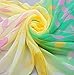 Women Autumn Winter Scarf; Lady Chiffon Silk Scarves Vovotrade (Yellow)