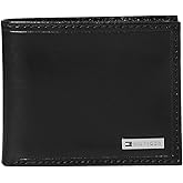 Tommy Hilfiger Leather Men's Wallet RFID Billfold With Coin Pocket