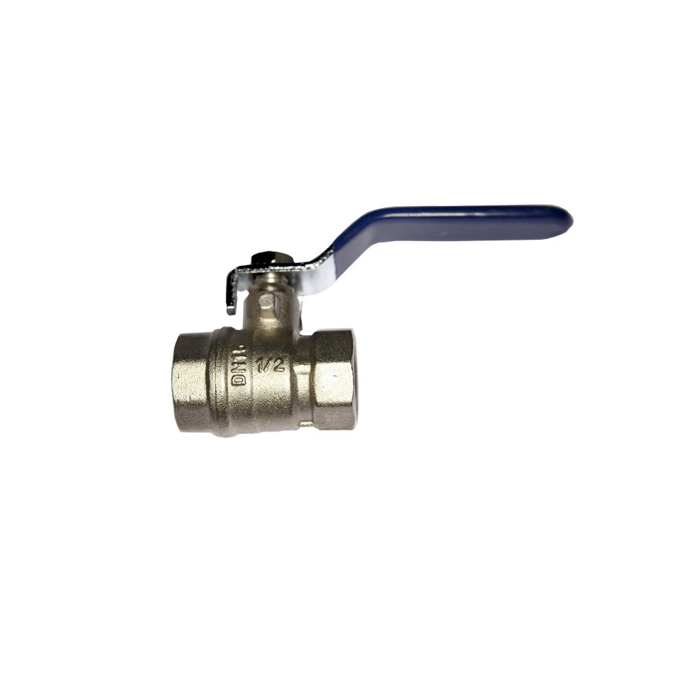 EDM 01620 Total Step Ball Valve, Gold, 1/2"