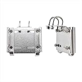 MARINE CITY Stainless Steel Rail Mount Anchor Bracket, 35 lb Capacity, Horizontal Stanchion, Corrosion-Resistant, Easy Install, for Marines, Boats, Yachts, Ships